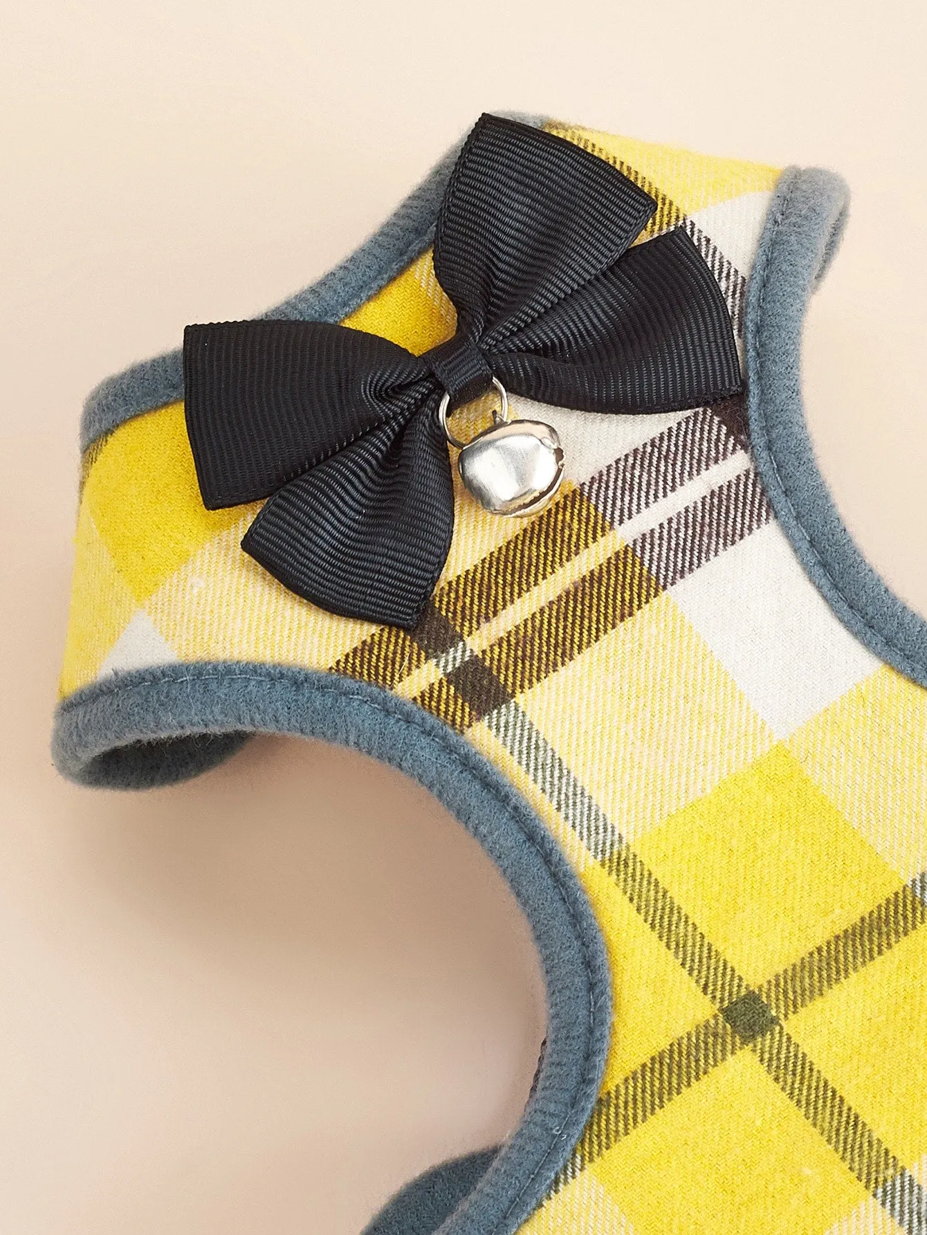 1pc Bow Decor Dog Harness With 1pc Leash