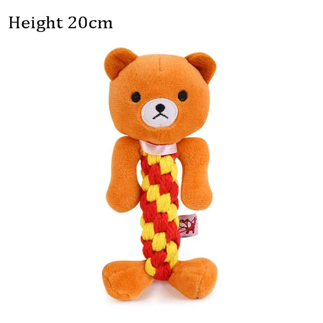 1pcs Bite Resistant Pet Dog Chew Toys for Small Dogs Cleaning Teeth Puppy Dog Rope Knot Ball Toy Playing Animals Dogs Toys Pets