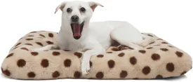24 Inch Dog Crate Pad, Washable Anti-Slip Dog Bed Mat for Small Dogs, Comfortable Crate Mat, Camel Color