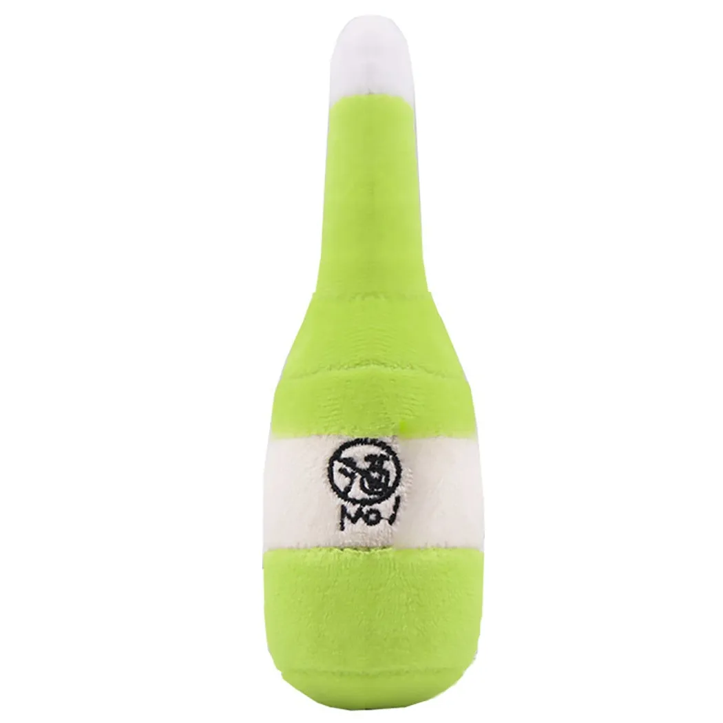 Animals Cartoon Dog Toys Stuffed Squeaking Pet Toy Cute Plush Puzzle