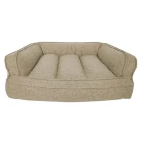 Arlee Charlie Sofa Walnut 50 x 34 x 11 Inch