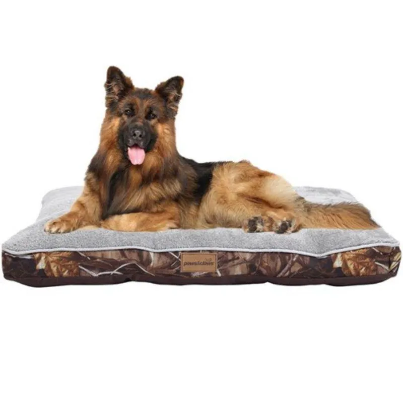 Autumn Foliage Camouflage Mattress Bed - 90cm x 70cm x 12cm