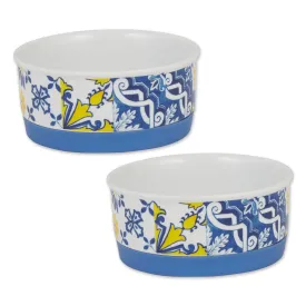 Azulejos Tile Pet Bowl Set/2, Small - 3/4 C Capacity