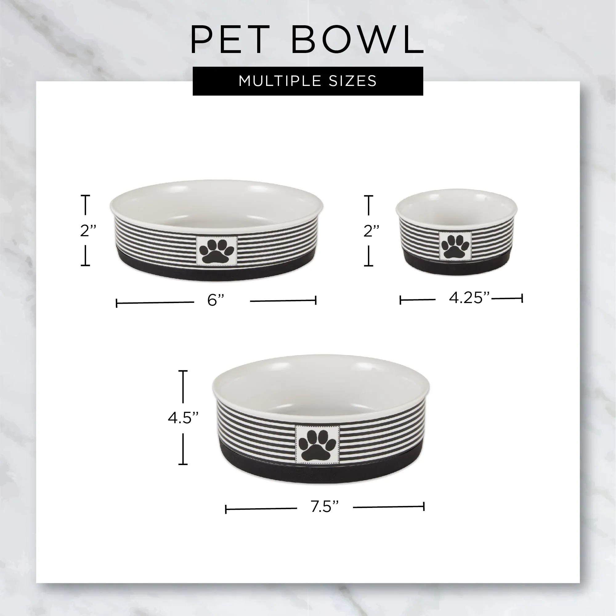 Azulejos Tile Pet Bowl Set/2, Small - 3/4 C Capacity