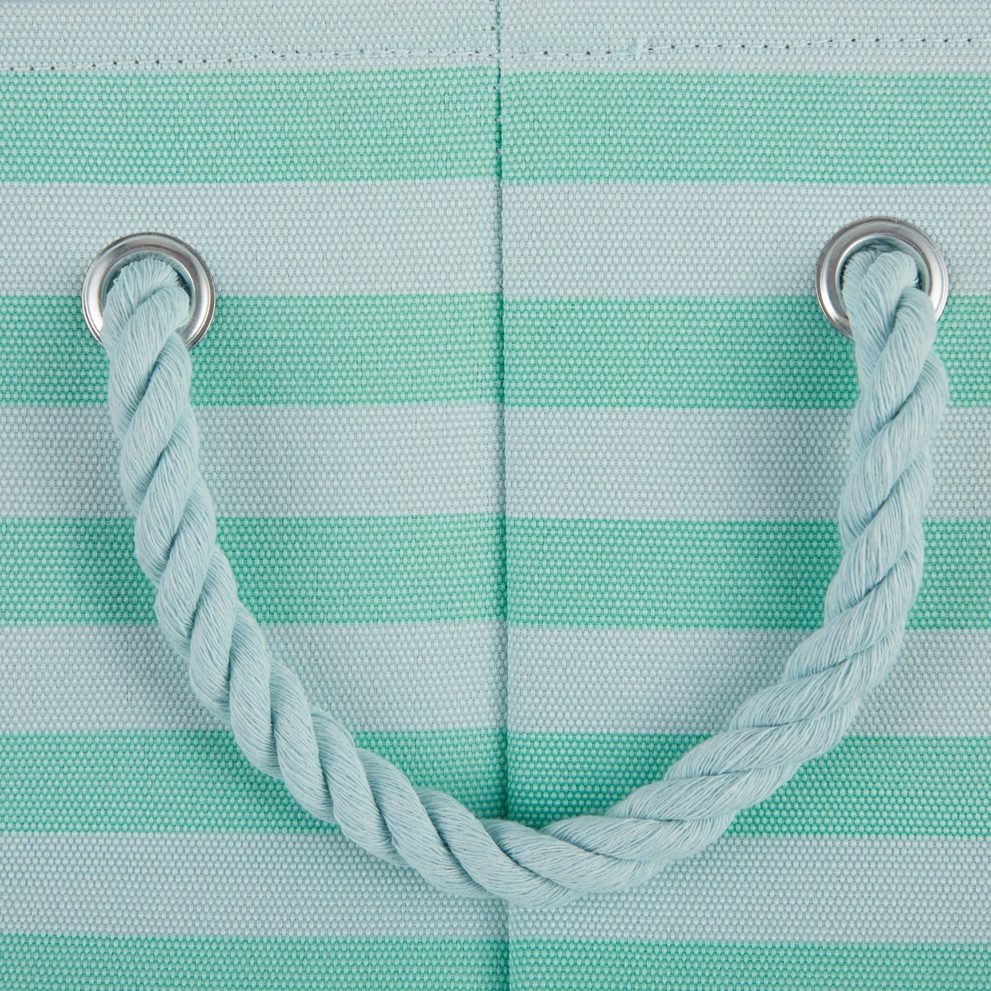 Bone Dry Pet Storage Bin, Striped Paw Patch, Aqua, Small - 14x8x9"