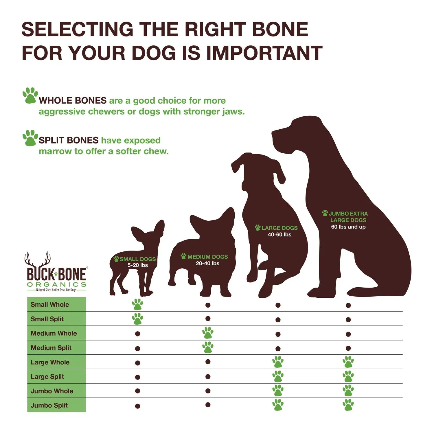 Buck Bone Organics Deer Antler