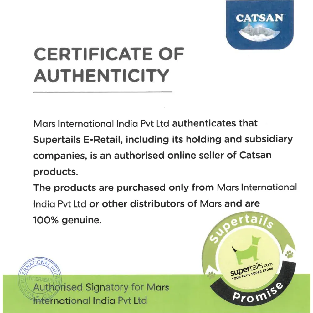 Catsan Hygiene Plus Unscented Non Clumping 100% Natural Cat Litter