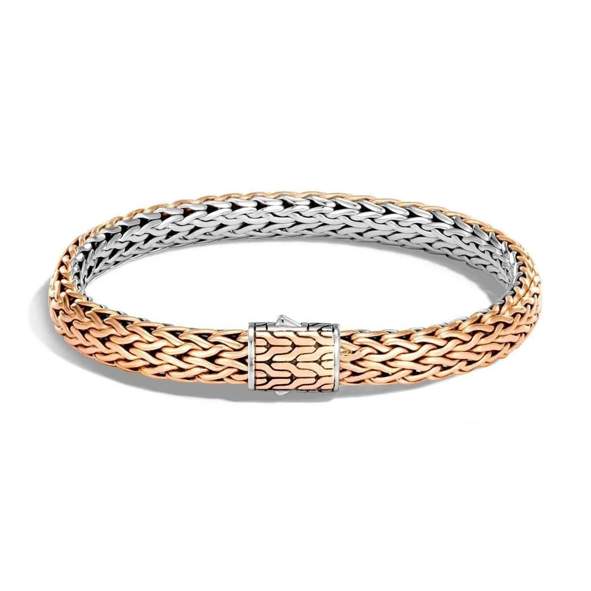 Classic Chain Men's Reversible Bracelet - BM92669RVOZ