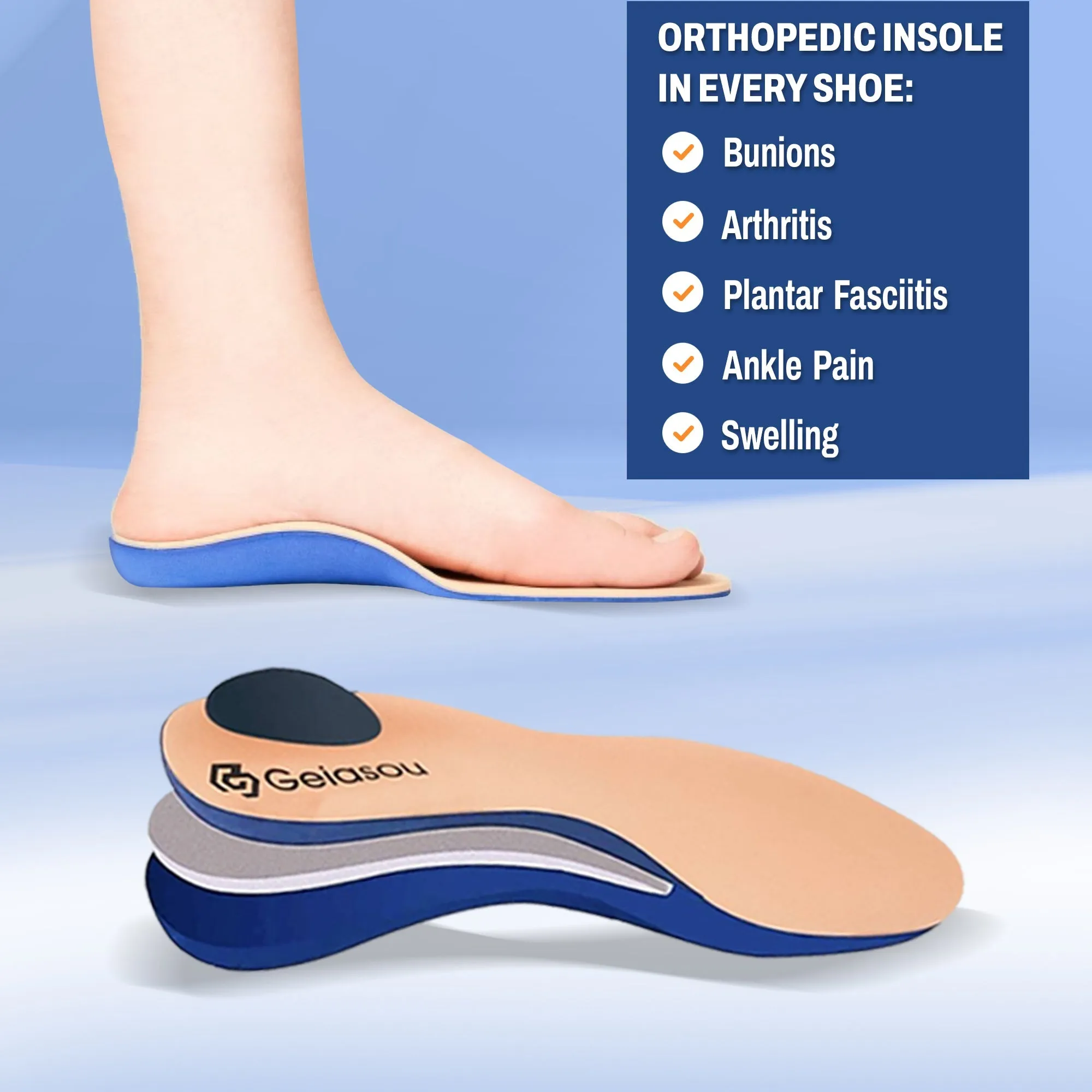 Cuzcare Orthopedic Shoes Breathable Comfortable Women Lightweight Sneakers