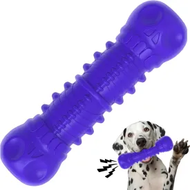 Dog Squeaky Toys for Aggressive Chewers, Durable Chew Toys for Large Medium Breed Dog, Tough Durable Dogs Toys with Natural Rubber