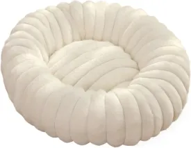 Donut Dog Bed - Calming Dog Bed for Small Dogs, Cat Beds Soft Donut Plush Dog Bed, Round Cat Couch Washable Anti-Slip Pet Beds for Small Dogs & Small Cats