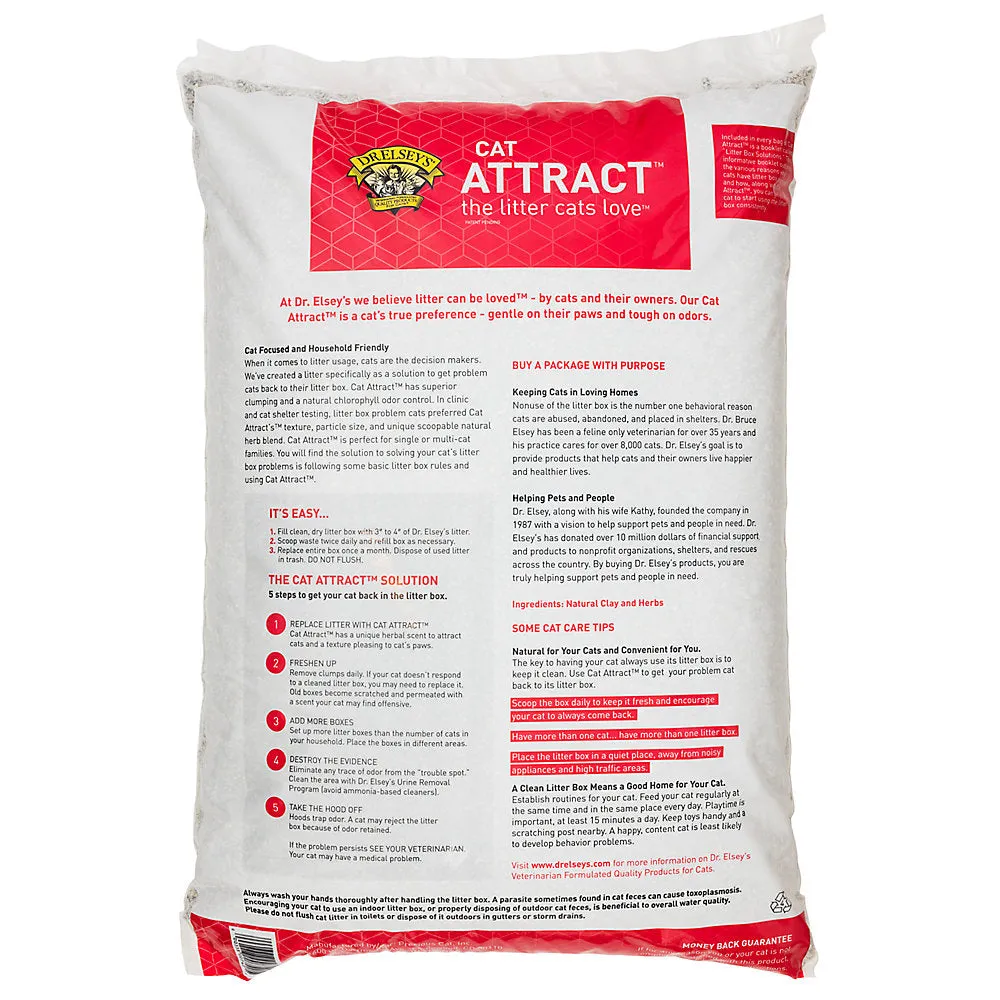 Dr. Elsey's Precious Cat Cat Attract Clumping Multi-Cat Clay Cat Litter - Low Dust