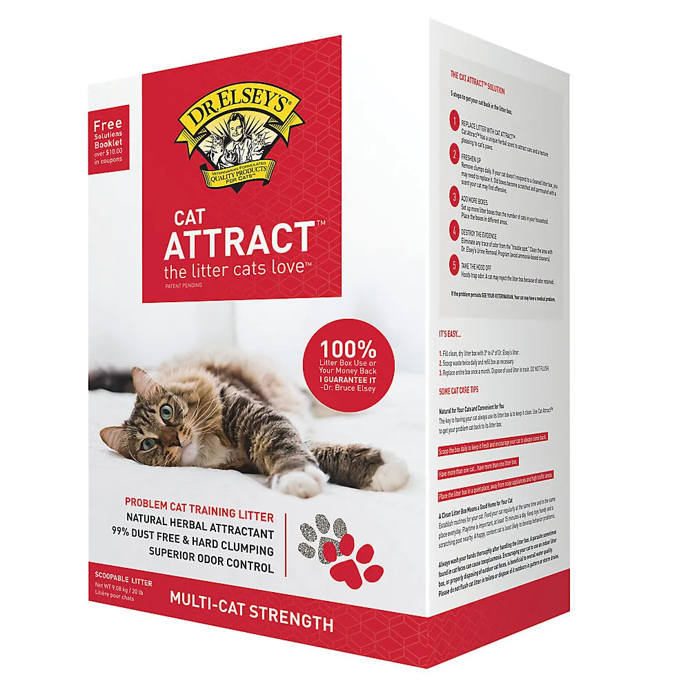 Dr. Elsey's Precious Cat Cat Attract Clumping Multi-Cat Clay Cat Litter - Low Dust