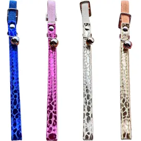 Elastic Cat Collar Animal Print 4 Pack