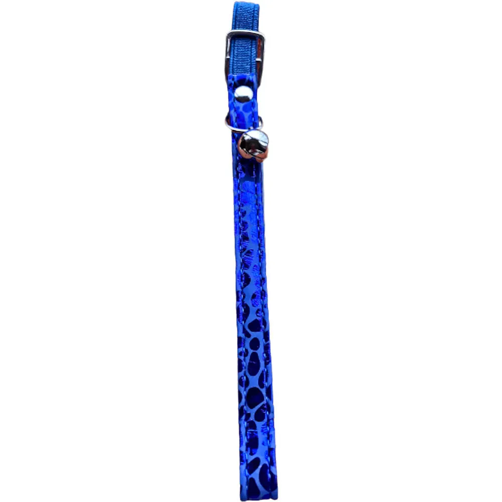Elastic Cat Collar Animal Print 4 Pack