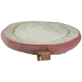 Fleece Mauve Pet Bed Large