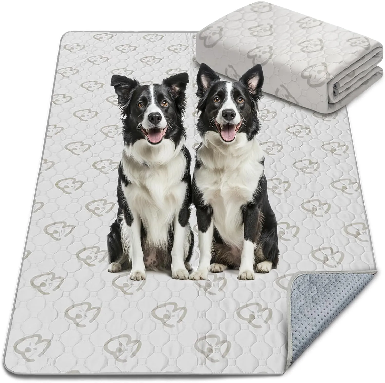 FXW Washable Pee Pads for Dogs, Puppy Pads with Super Absorbent, Specifically Designed for 48inch Cages, Rectangle, 47" x 29", 1 Pack