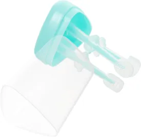 HANABASS 1Set Silicone Pet Toothbrush for Cats Small Dogs Gentle Cleaning with Ergonomic Grip Handle for Daily Use Promotes Oral Health Fresh Breath
