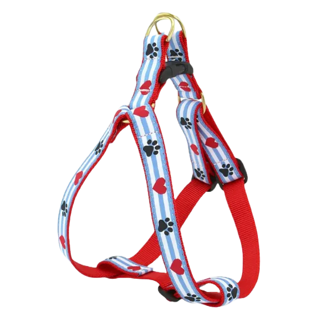 Harness | Pawprint Stripes