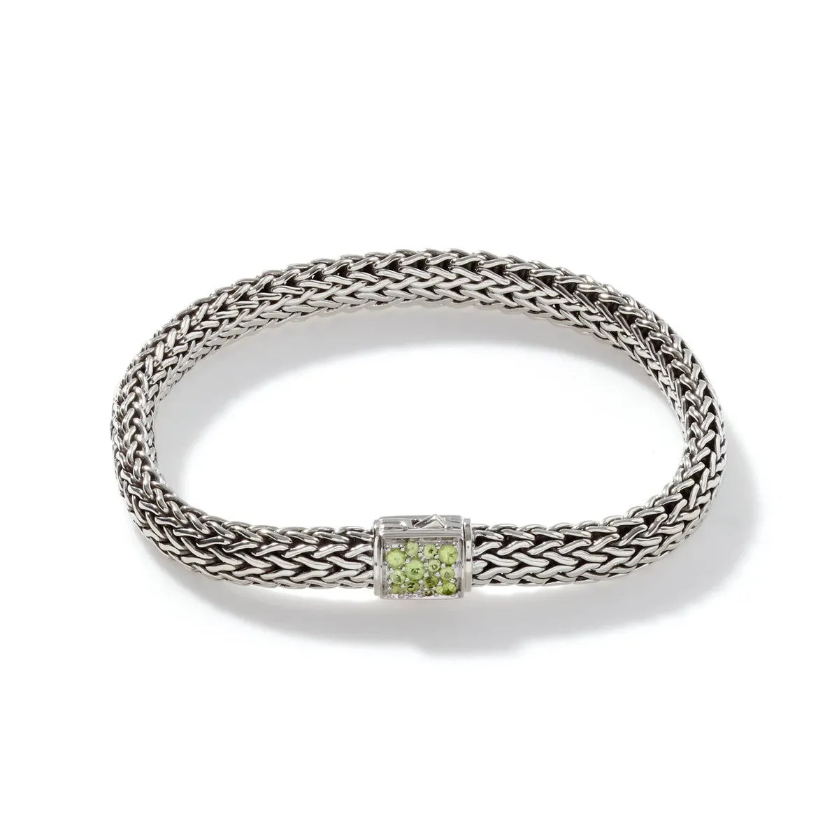 Icon Bracelet, Sterling Silver, Blue Sapphire Pavé, 6.5MM - BBS90422RVBLS2BSP