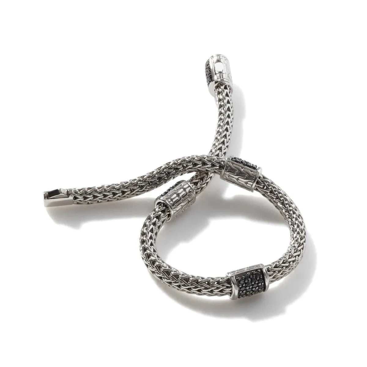 Icon Bracelet, Sterling Silver, Pavé, 5MM - BBS9694BLS