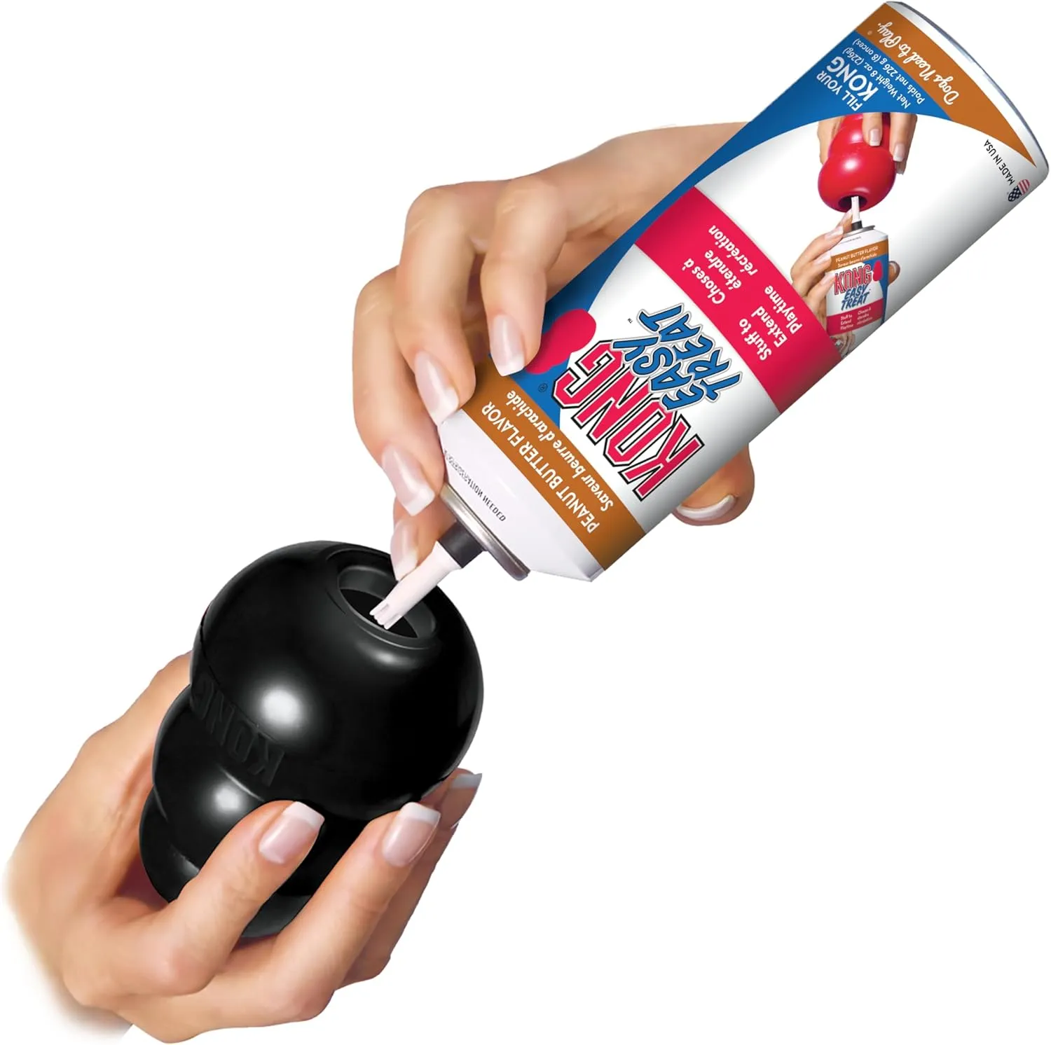 KONG Extreme Dog Toy - Fetch & Chew Toy - Treat-Filling Capabilities & Erratic Bounce for Extended Play Time Most Durable Natural Rubber Material - for Power Chewers - for Large Dogs