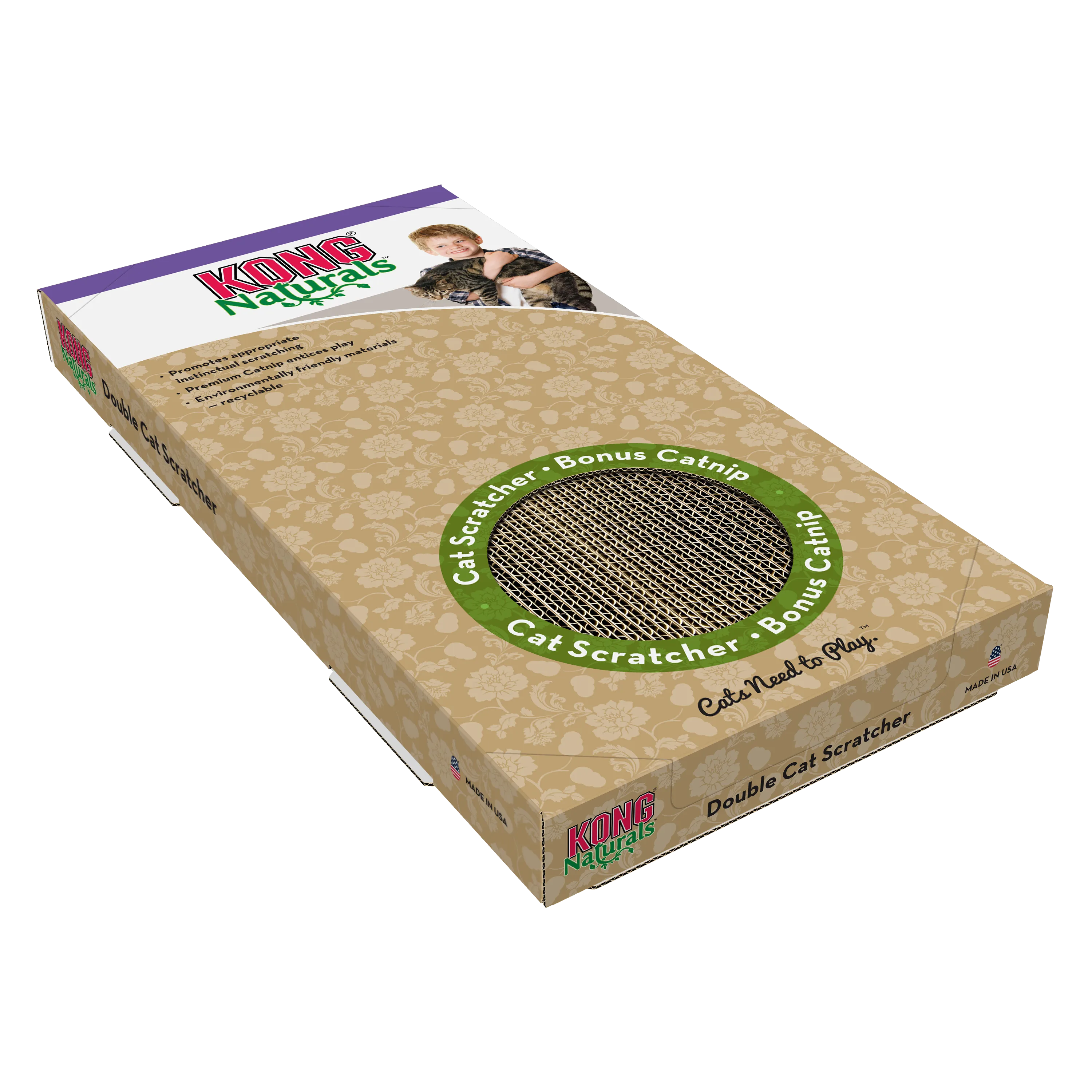Kong Naturals Cat Scratcher Double