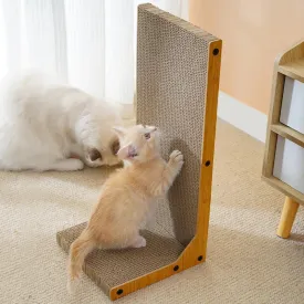 L-Shaped Cat Scratching Board