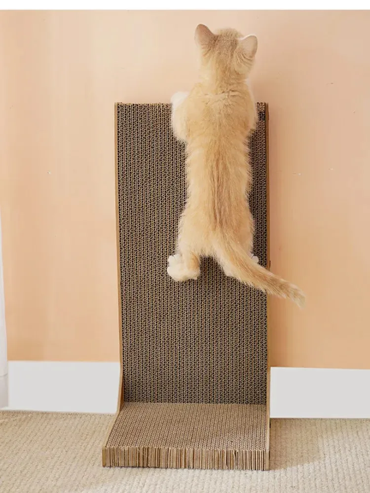 L-Shaped Cat Scratching Board