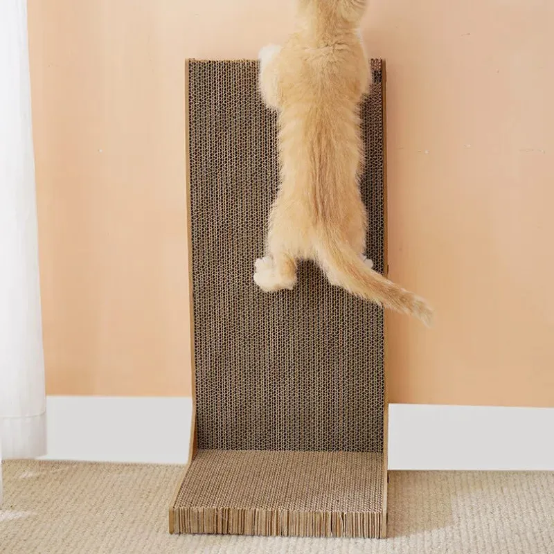 L-Shaped Cat Scratching Board