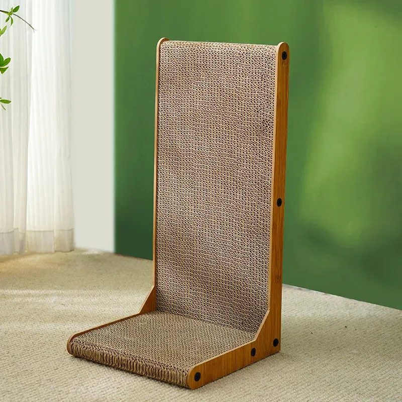 L-Shaped Cat Scratching Board