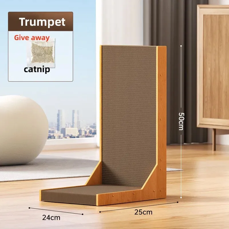 L-Shaped Cat Scratching Board