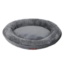 Large Grey Moscow Round Bed - 80cm x 80cm x 15cm