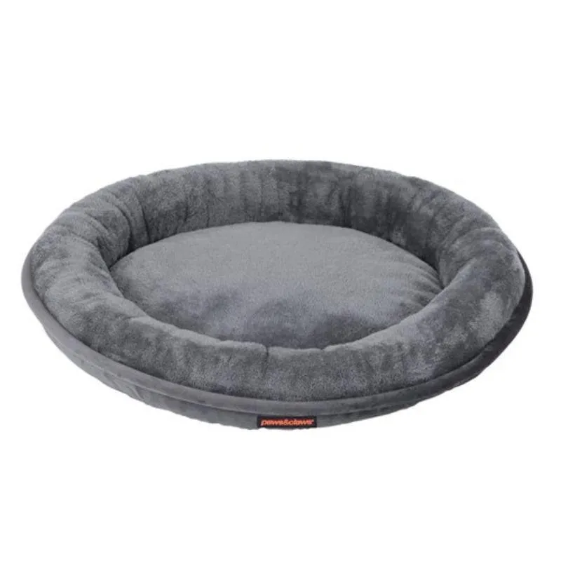Large Grey Moscow Round Bed - 80cm x 80cm x 15cm
