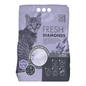 M-PETS Fresh Diamonds Silica Gel Cat Litter Lavender