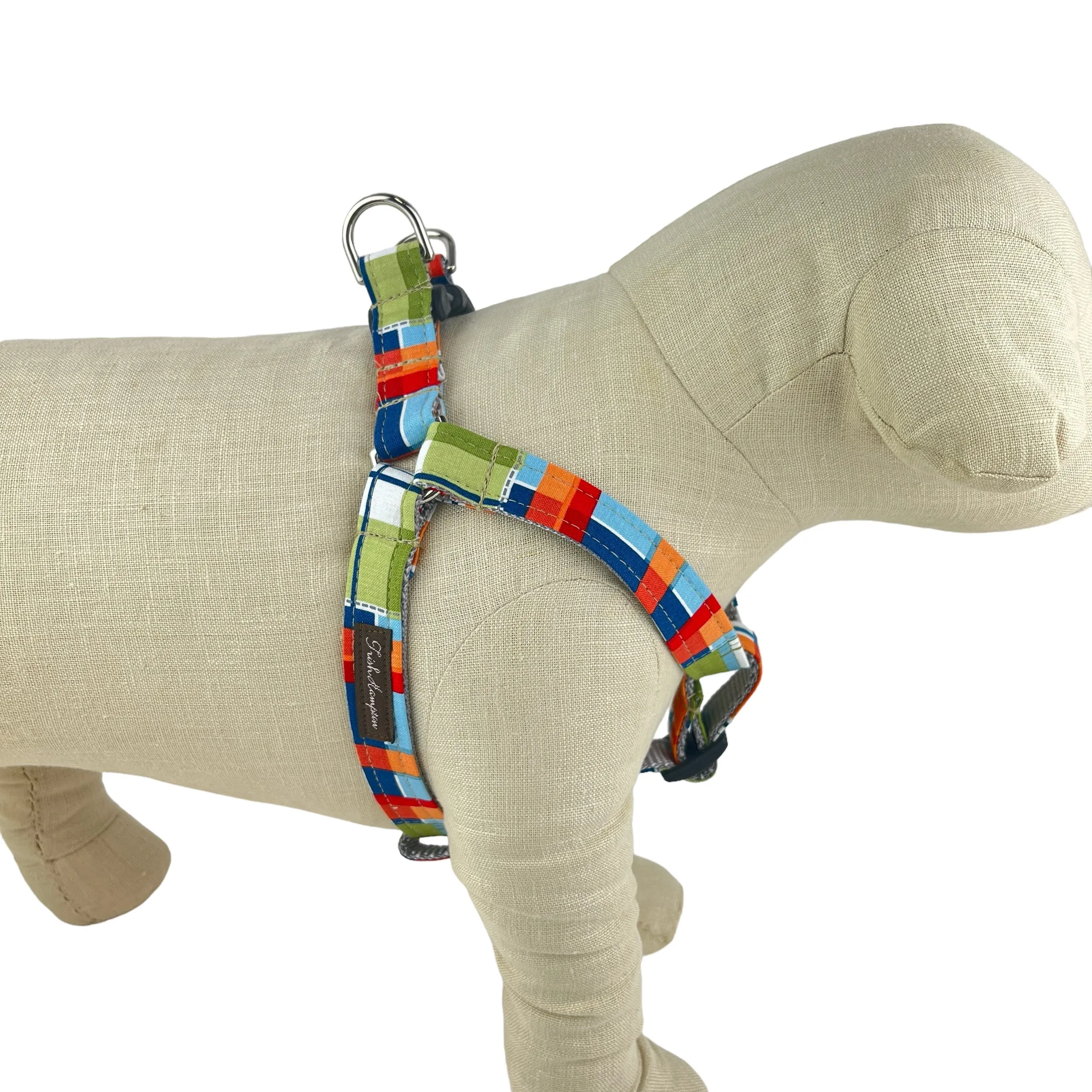 Madras Plaid Dog Harness - 995
