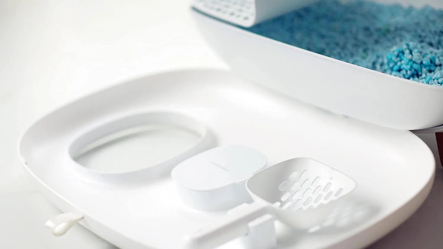 Makesure Cat Litter Box White