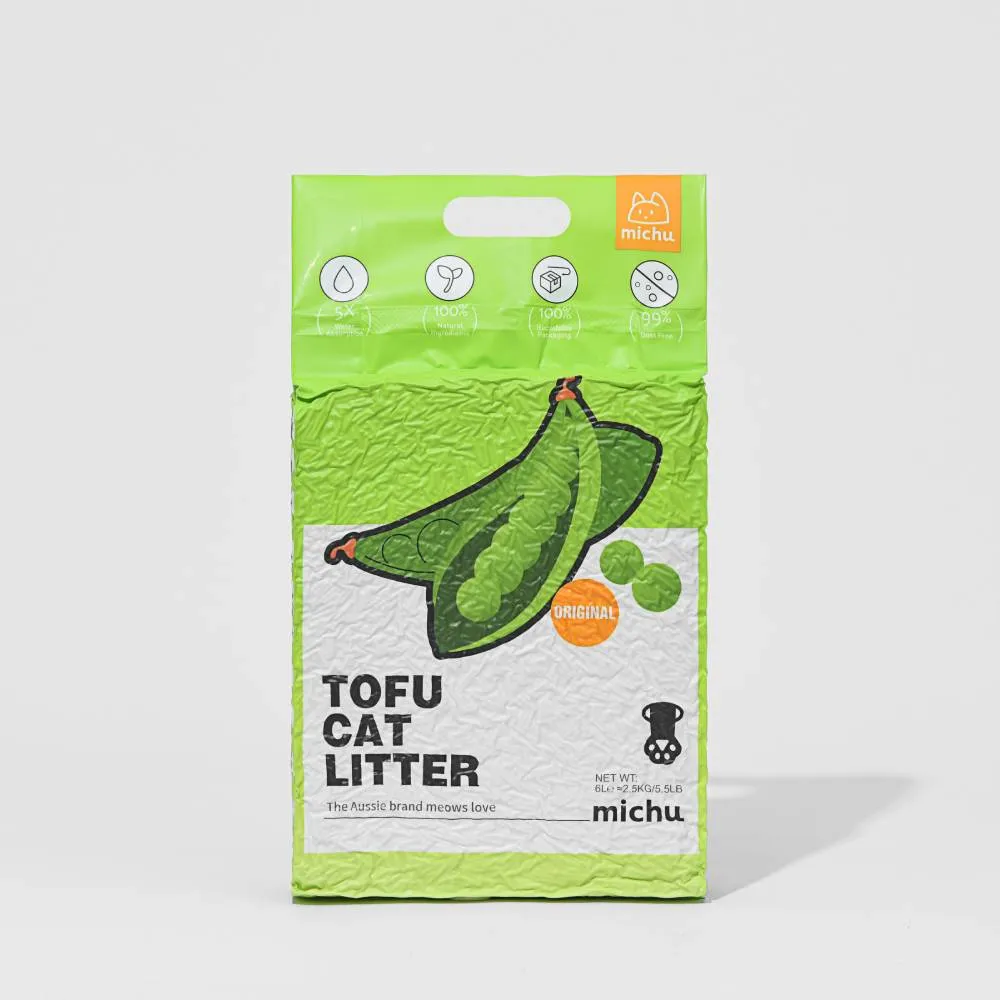 Michu Natural Clumping Cat Litter Original 6L