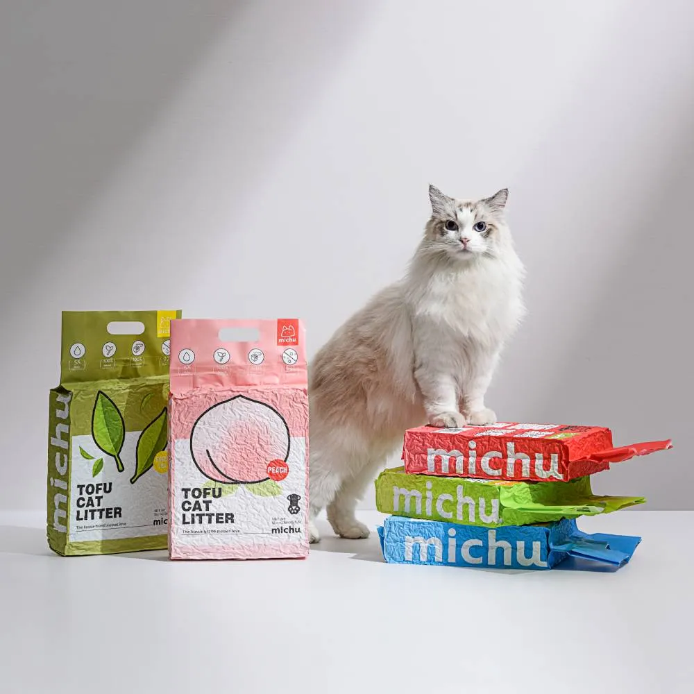 Michu Natural Clumping Cat Litter Original 6L
