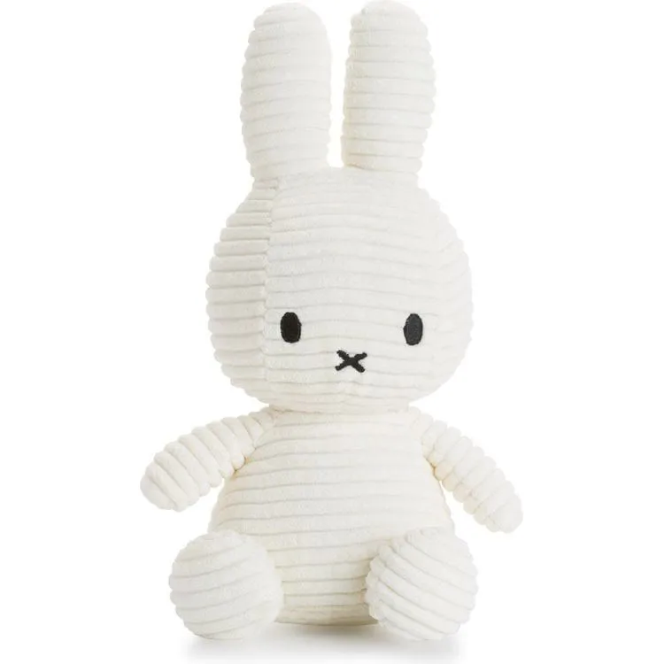 Miffy Sitting Corduroy Off White 9"