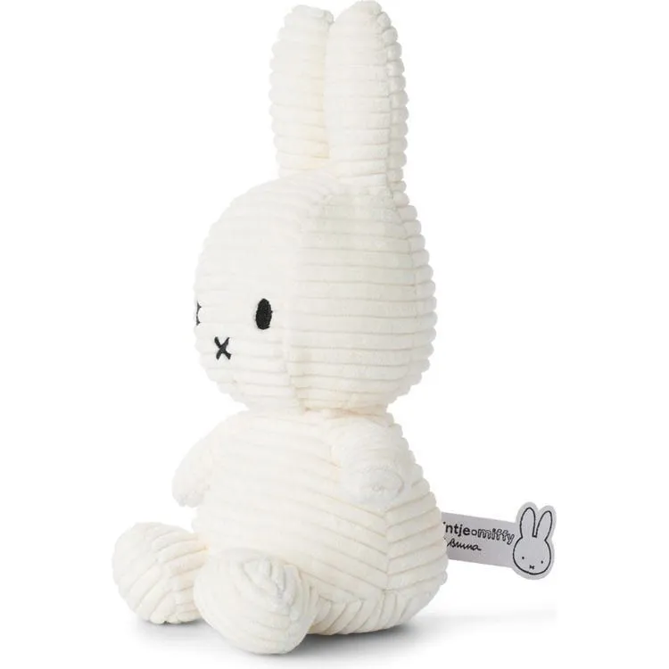 Miffy Sitting Corduroy Off White 9"