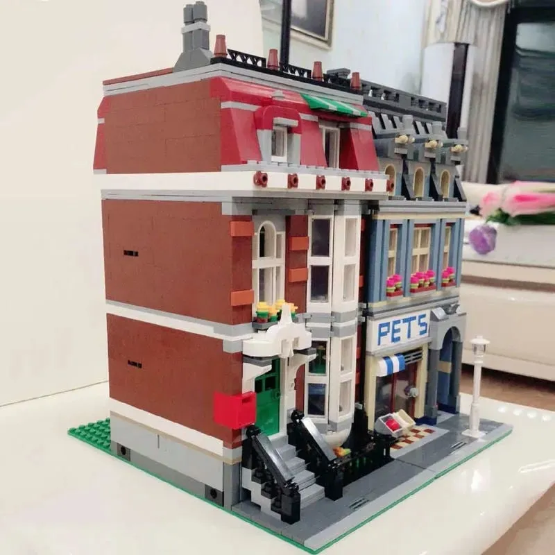 MOC Creator Expert City Pet Shop Store Bricks Toys EU