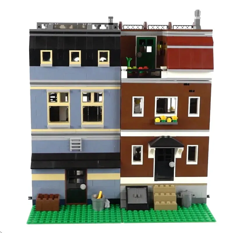 MOC Creator Expert City Pet Shop Store Bricks Toys EU