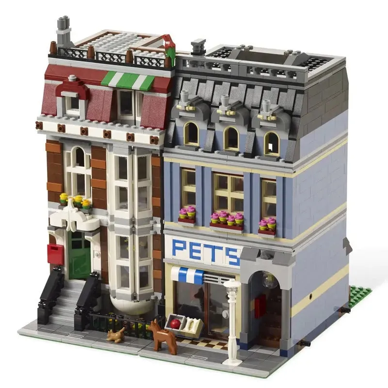 MOC Creator Expert City Pet Shop Store Bricks Toys EU