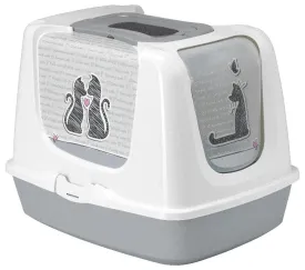 MODERNA Closed Litter Box Gray 22"