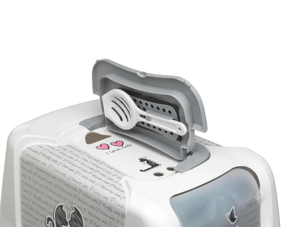 MODERNA Closed Litter Box Gray 22"