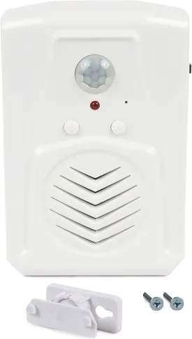 Motion Activated Voice Player - Recordable, Built-in Microphone  Independent Living, Point of Sale Advertising, Door Greeter, Entry Alert