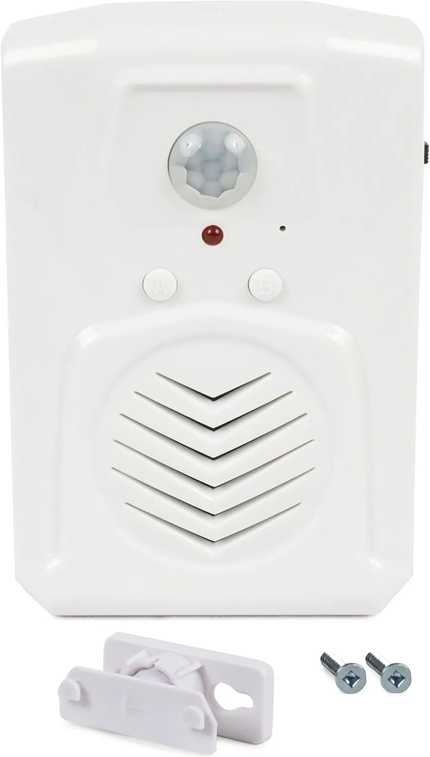 Motion Activated Voice Player - Recordable, Built-in Microphone  Independent Living, Point of Sale Advertising, Door Greeter, Entry Alert