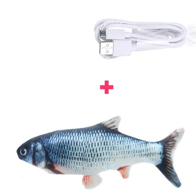 Moving Fish Electric Toy For Cat USB Toy