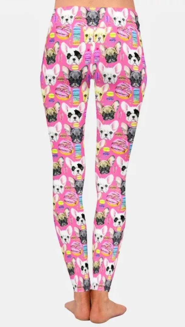 New French  Bulldog Frenchie Breed Ladies Leggings Perfect for Everything